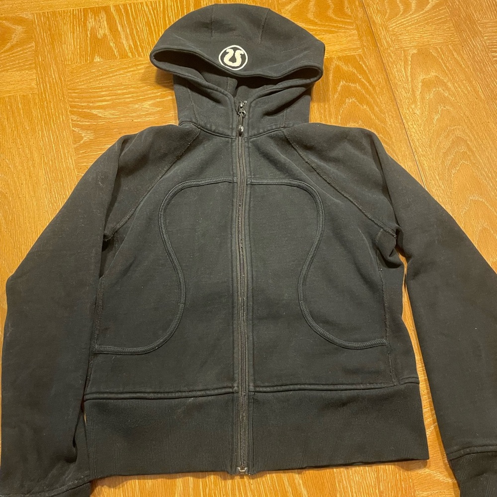Lululemon Vintage Scuba Hoodie - Black - Size 8